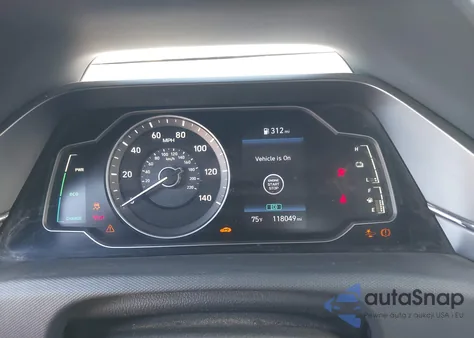 2020 Hyundai Ioniq Hybrid Blue from USA, damaged, VIN KMHC65LC0LU235666